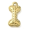 Ion Plating(IP) 304 Stainless Steel Pendant Rhinestone Settings, Bone, Real 18K Gold Plated, Fit for 0.8mm Rhinestone, 19x9x2mm, Hole: 1.4mm