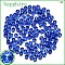 K9 Glass, Imitation Austrian Crystal Beads, Grade AAA, Faceted, Rondelle, Blue, 4x3mm, Hole: 0.7~0.9mm