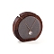 Velet & Wood Necklaces Display, Flat Round, Gray, 2x9x8.5cm
