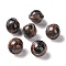 Natural Labradorite Display Decorations, Gemstone Figurine, Planet, 20x18mm