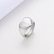 Heart 201 Stainless Steel Finger Rings, Stainless Steel Color, US Size 9(18.9mm)