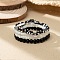 Bohemian Glass Beaded Stretch Bracelet Sets, Summer Beach Stackable Charm Bracelets for Women