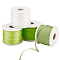 PH PandaHall 43 Yards 2mm Green Silk Ribbon, 4 Colors Grosgrain Ribbon Thin Ribbon Chiffon Ribbon for Gift Wrapping Party Decoration Flowers Bouquet Packaging Sewing
