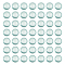 Glass Beads, Round, No Hole, WhiteSmoke, 8mm, 400pcs/set