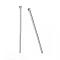 Tarnish Resistant 304 Stainless Steel Flat Head Pins, Stainless Steel Color, 25x0.7mm, Head: 1.5mm