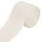 10M Cotton Herringbone Ribbon, Clothes Accessories, Antique White, 3-1/8 inch(79mm)