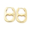 Heart Rack Plating Brass Hoop Earrings for Women, Long-Lasting Plated, Lead Free & Cadmium Free, Real 18K Gold Plated, 29x18.5x3mm