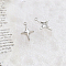 Alloy Pendants, Platinum, Star, 19x12mm