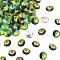 Preciosa® MAXIMA Crystal Round Stones, Czech Crystal, Aluminium Layer, Bicone(436 11 177 Rivoli), 00030 281 Vitrail Medium, SS39(8.15~8.4mm)