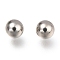 Non-Tarnish 201 Stainless Steel Beads, No Hole/Undrilled, Solid Round, Stainless Steel Color, 5.5mm