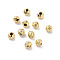 Brass Beads, Cadmium Free & Lead Free, Round, Real 24K Gold Plated, 4x4mm, Hole: 1.4mm