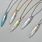 Electroplate Natural Quartz Crystal Perfume Bottle Pendant Necklaces, with 304 Stainless Steel Box Chains and Plastic Dropper, Faceted, Bullet, Mixed Color, 27.75 inch(70.5cm), Bottle Capacity: 2ml(0.06 fl. oz)