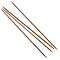 Bamboo Double Pointed Knitting Needles(DPNS), Peru, 250x3.75mm, 4pcs/bag