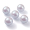 POM Plastic Beads, Imitation Pearl, Center Drilled, Round, Light Steel Blue, 13.6mm, Hole: 1.2mm