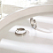 Stainless Steel Hoop Earrings with Cubic Zirconia for Women