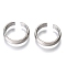 Non-Tarnish 201 Stainless Steel Quick Link Connectors, Flat Round, Stainless Steel Color, 16.5x3.8mm, Inner Diameter: 13mm