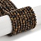 Natural Tiger Eye Beads Strands, Faceted, Round, Grade AB+, 3.5mm, Hole: 0.5~0.6mm, about 109~114pcs/strand, 15.24~15.75 inch(38.7~40cm)