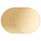 Brass Sheet, Brass Disc, Flat Round, Light Gold, 60x0.5mm, 5pcs/bag