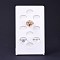 Rectangle Acrylic Finger Rings Display Tray Stands, with 10 Grids Holder, Jewelry Storage Box, White, 9x6x14.5cm