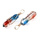Подвески lampwork GLAA-T023-07O-1