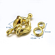 Латунная застежка пружинного кольца KK-L082B-01-4