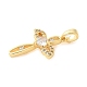 Латунные микро проложить кубического циркония подвески KK-U056-30G-2