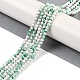 Синтетических нитей бирюзовые бусы G-U004-02L-2