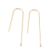 Латунные крючки KK-WH0062-58G-1