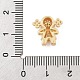 Латунные микро проложить кубического циркония слайд подвески ZIRC-I068-27G-3