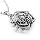 Литые стеклянные подвесные ожерелья NJEW-S381-098-3