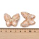 Ручной полимерной глины шариков Rhinestone CLAY-NH0001-11B-3