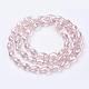 Стеклянные бусины с гальваническим покрытием  EGLA-D015-15x10mm-23-1