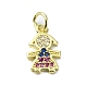 Латунные подвески из микро-паве KK-H475-13G-02-1