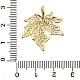 Латунные микро проложить кубического циркония подвески KK-C087-01G-3