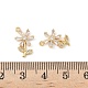 Латунные микро проложить кубического циркония подвески KK-C099-02G-03-3