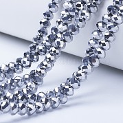 Гальванизируйте прозрачное стекло бисер нитей EGLA-A034-T4mm-UA05