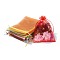 Organza Bags, Rectangle, Mixed Color, 18x13cm