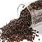 TOHO Round Seed Beads, Japanese Seed Beads, (222) Dark Bronze, 15/0, 1.5mm, Hole: 0.7mm, about 3000pcs/bottle, 10g/bottle
