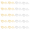 20Pcs 2 Colors 304 Stainless Steel Connector Charms, Mountain with Sun Links, Golden & Stainless Steel Color, 9x25x1mm, Hole: 1mm, 10pcs/color