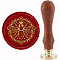 CRASPIRE Bee Wax Seal Stamp Crown Vintage Sealing Wax Stamps 30mm Retro Wood Stamp Removable Brass Head for Wedding Invitations Envelopes Halloween Christmas Thanksgiving Gift Packing