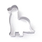 Non-Tarnish Stainless Steel DIY Dinosaur Cookies Cutters, DIY Biscuit Baking Tool, Psittacosaurus, Stainless Steel Color, 75x61x25mm