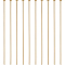 BENECREAT 100PCS 18K Real Gold Plated Flat Head Pins 21 Gauge Brass Head Ball pins for Jewelry Making - 2 Inch Long