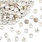 Preciosa® MAXIMA Crystal Round Stones, Czech Crystal, Dura Foiling, Round(431 11 615 Chaton), 00030 242 Argent Flare, SS39(8.15~8.4mm)