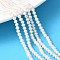 Natural Cultured Freshwater Pearl Beads Strands, Potato, 2A+, Floral White, 3.5~4mm, Hole: 0.7mm, about 89~90pcs/strand, 13.74~13.86''(34.9~35.2cm)
