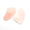 Natural Rose Quartz Gua Sha Boards, Scraping Massage Tools, Gua Sha Facial Tools, 88~102x45~55x5~8mm