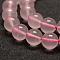 Natural Rose Quartz Beads Strands, Round, 6mm, Hole: 0.8mm, about 59~61pcs/strand, 15 inch(38cm)