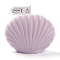 Shell Shaped Aromatherapy Smokeless Candles, with Box, for Wedding, Party, Votives, Oil Burners and Christmas Decorations, Thistle, 6.8x9x4.8cm