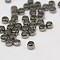 Brass Crimp Beads, Rondelle, Cadmium Free & Nickel Free & Lead Free, Gunmetal, 3mm, Hole: 2mm