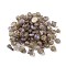 Transparent Acrylic Beads, Metal Enlaced, Mixed Shapes, Rosy Brown, 7.5~22.5x7.5~21x5.5~13mm, Hole: 1.2~5.5mm