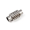 304 Stainless Steel Magnetic Clasps, Column, Stainless Steel Color, 20x10x9mm, Hole: 5mm